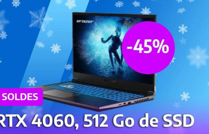 Even during sales, this price is rare for a gaming laptop with an RTX 4060 inside