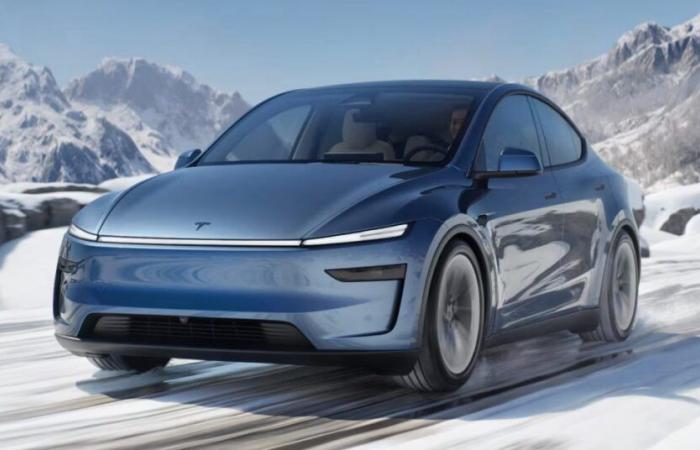 This is the Tesla Model Y Juniper refresh, just unveiled in China