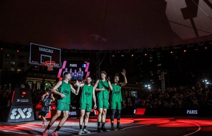 The Paris 3×3 players and the Olympic medalists form Team Toulouse!