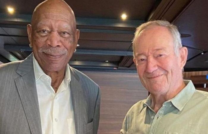 Morgan Freeman salutes the “remarkable talents” of his late French voice actor Benoît Allemane