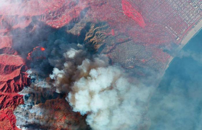 Satellite images of Los Angeles fires reveal city on borrowed time