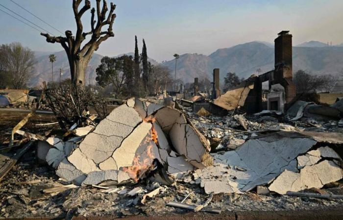 In Los Angeles, the wind is finally weakening but the fires are still raging