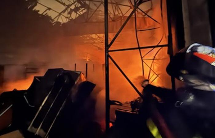 Food Bank warehouses ravaged by fire in Châteauroux