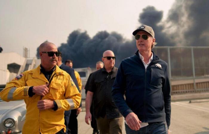 the governor of California deplores the attacks of Donald Trump while residents are “literally fleeing”