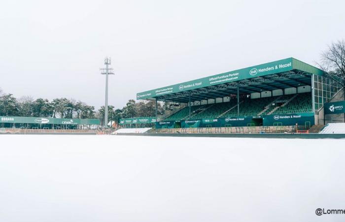 Winter weather puts an end to 1B matches Lommel – Francs Borains and RSCA Futures – Jong Genk