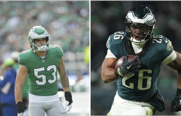 Saquon Barkley, Zack Baun named first-team all-pro; four other Eagles on second team – NBC10 Philadelphia