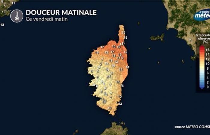 -10°C in Pas-de-Calais and almost 20°C in Corsica: why 30°C difference in France?