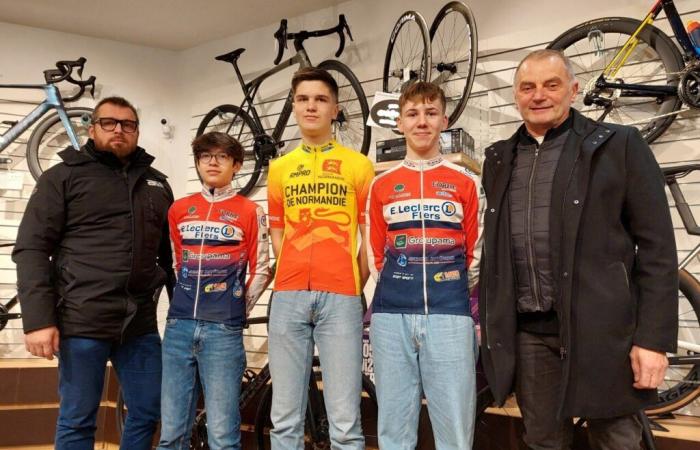 In Orne, three friends promote their cycling club to the national level