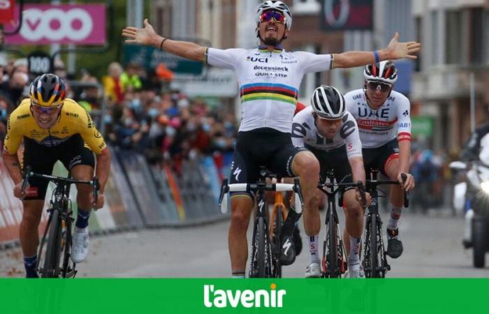 New UCI rule: riders who celebrate their sprinter’s victory before the line will be penalized!