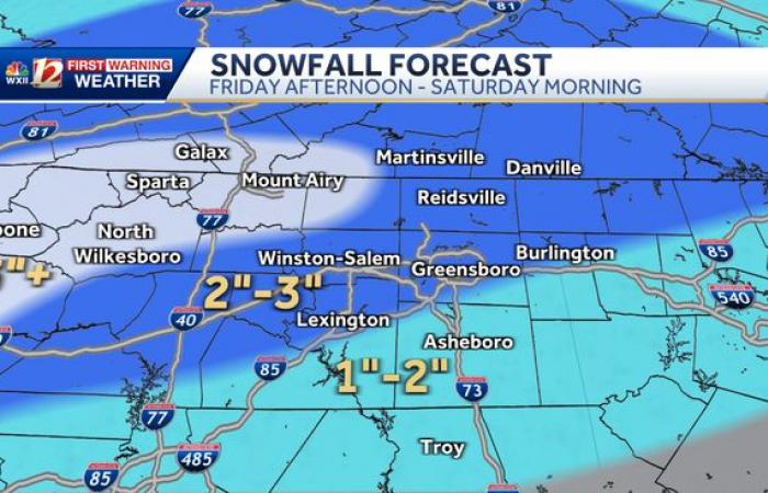 How much snow could North Carolina get? Get projected totals here