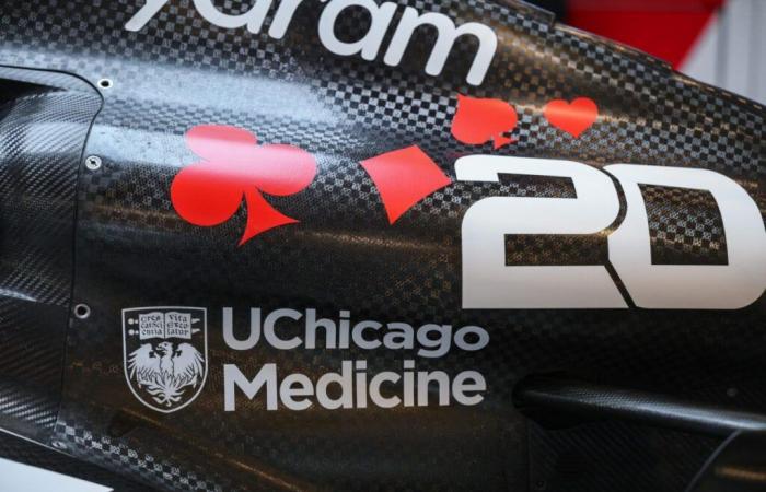 Historic partnership between UChicago Medicine and the Haas Formula 1 team!