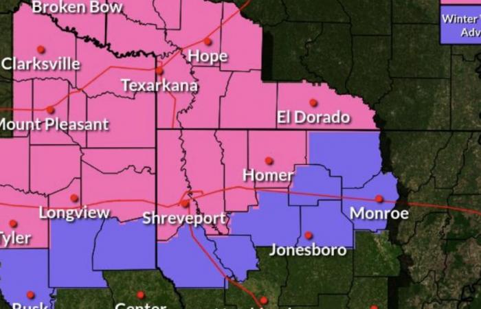 Wintry precipitation remains possible through Friday in East Texas | State