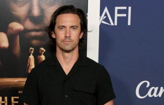 Milo Ventimiglia (This is Us) discovers the ruins of his burned house, a few days before the birth of his first child