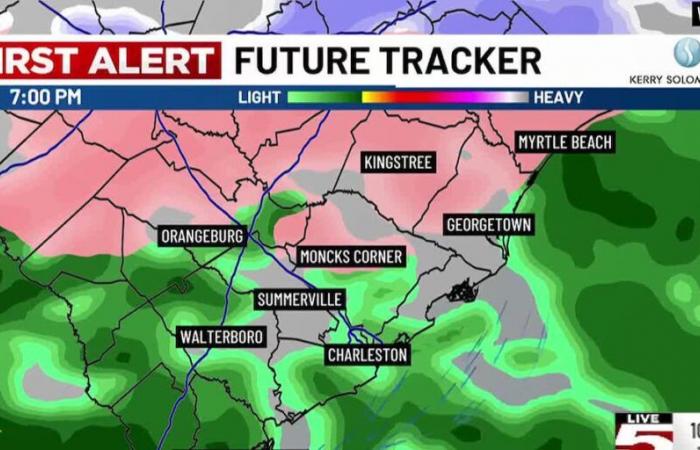 Brief window of snow, sleet possible for parts of Lowcountry Friday