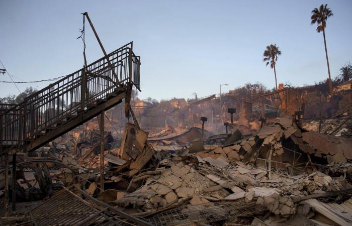 In Los Angeles, the wind is finally weakening but the fires are still raging