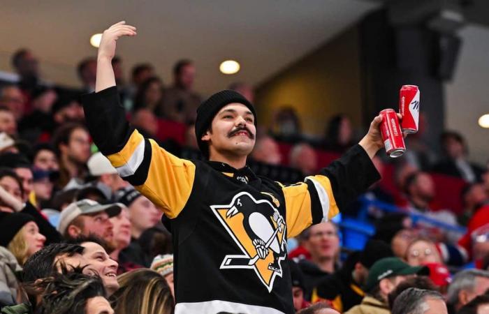 The Penguins’ volley changed the Canadian’s appearance