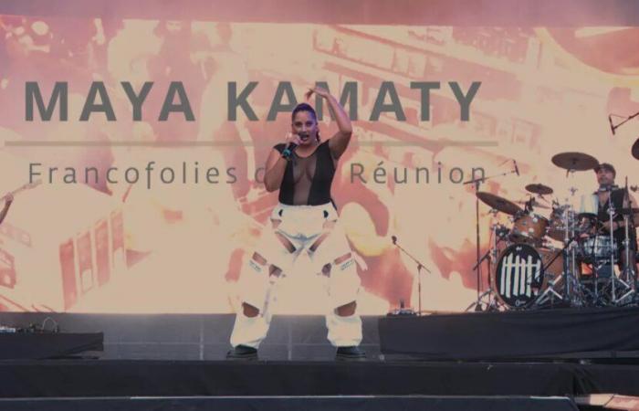 Maya Kamaty at the Francofolies of The Reunion