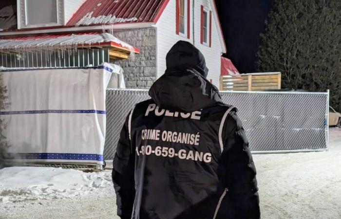 Search in a Hells Angels den in Hérouxville: a man arrested, weapons and drugs seized