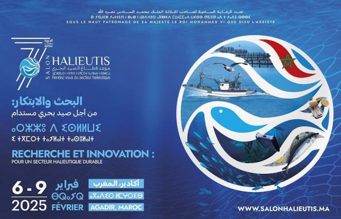 The Halieutis Salon returns for its 7th edition in Agadir from February 6 to 9, 2025