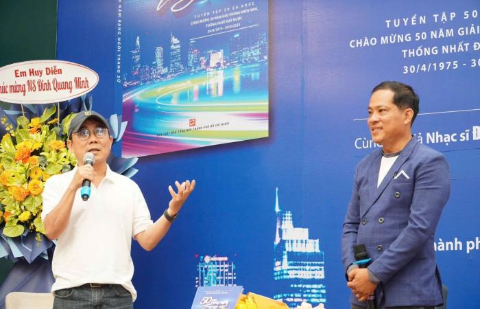 Musician Dinh Quang Minh launches book “50 Years of Brilliant History”