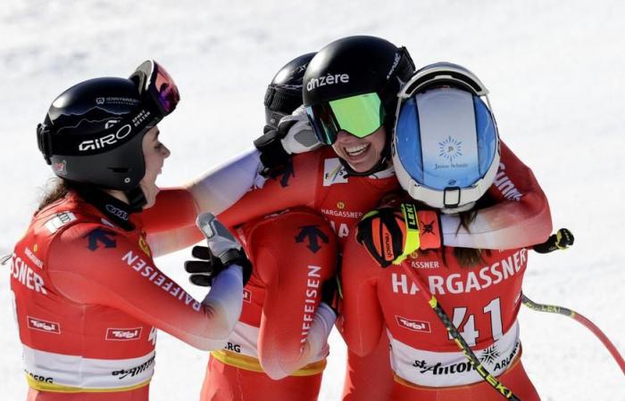 Extraordinary Malorie Blanc second, first descent for Brignone