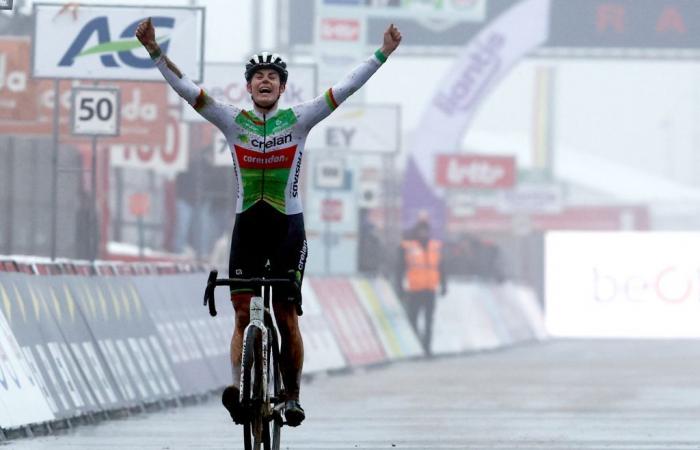 Belgian Cyclocross National Championships: Marion Norbert Riberolle fights back from early-race crash to claim solo victory