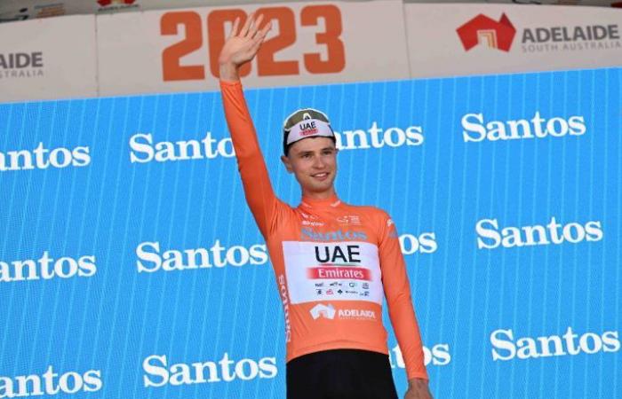 Cycling. Tour Down Under – UAE Team Emirates XRG with Jay Vine and Narvaez in Australia