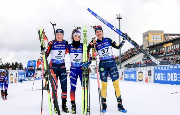 Oberhof – Lou Jeanmonnot victorious in the pursuit