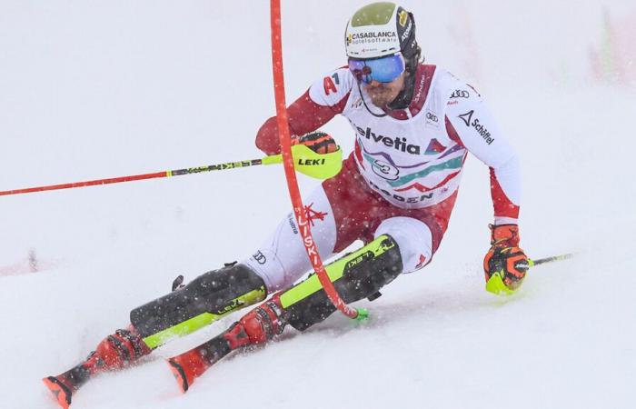 Failure instead of first win of the season for Feller in Adelboden