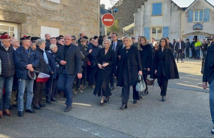 Jean-Marie Le Pen was buried privately this Saturday in his hometown of Trinité-sur-Mer