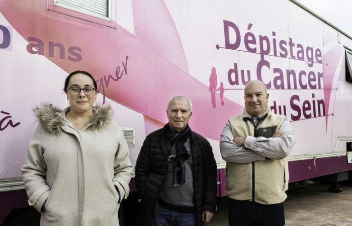 Villegly. Breast cancer screening: the mobile on tour across the region