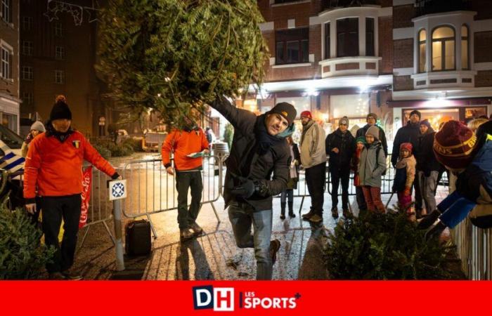 10 meters 77, record to beat! Ninth Belgian fir tree throwing championship in Auderghem: “What are these crazy people?”