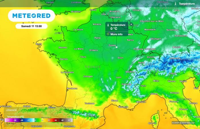 less than -10°C this morning! Temperatures will drop again!