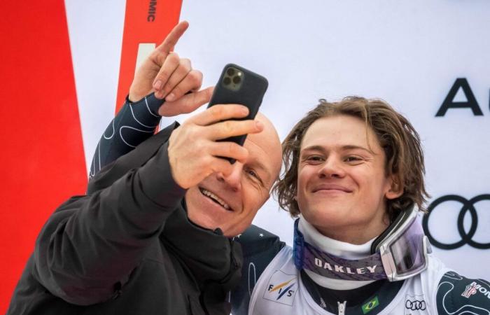 The Braathen showman eclipsed the Swiss in Adelboden