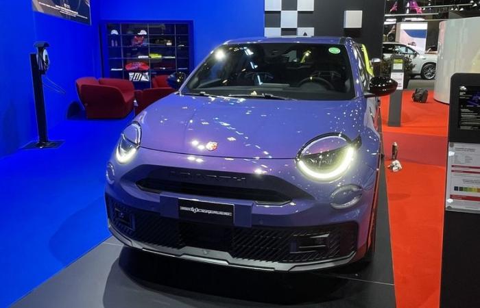 The Abarth 600e live from the Brussels Motor Show