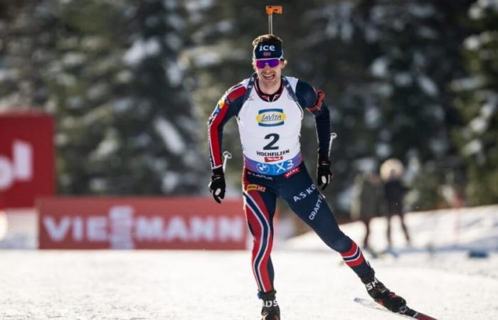 World Cup. Oberhof: Norwegian hat-trick during the pursuit with the victory of Laegreid, the Blues at the foot of the podium