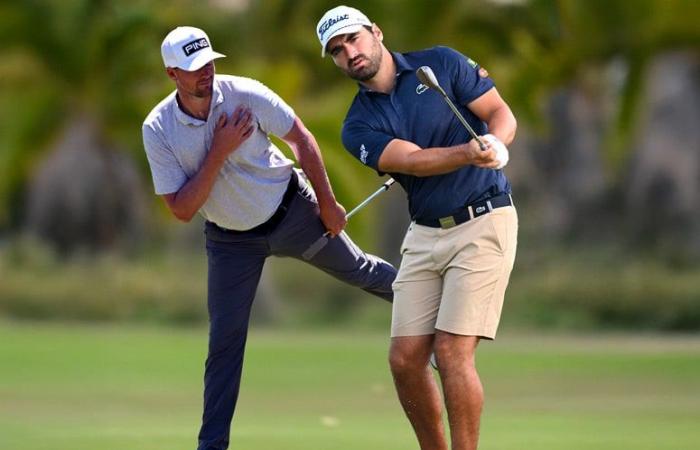 Victor Perez and Antoine Rozner at the start of the next PGA Tour tournament, not Matthieu Pavon