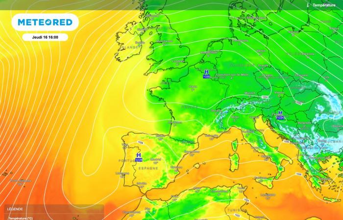 Will the anticyclone settle in for the long term over France or will the rain and wind quickly return?