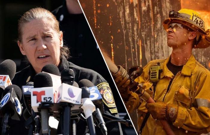 Los Angeles Fire Department Chief Kristin Crowley says city failed residents