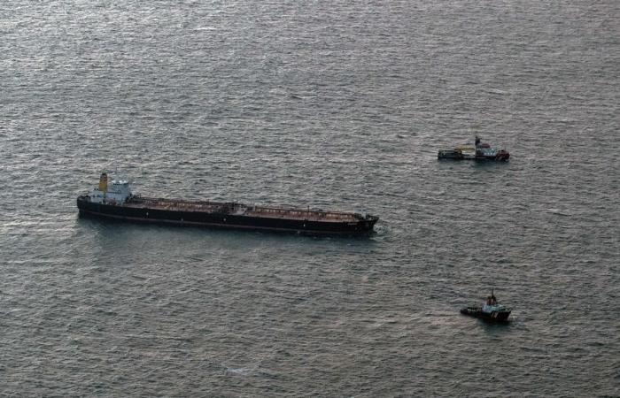 Germany tows drifting tanker – believed to be Russian