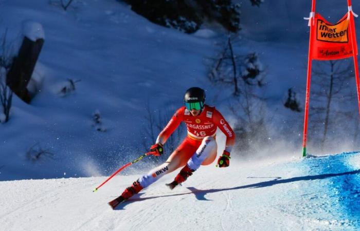 Incredible Malorie Blanc, second in St. Anton!