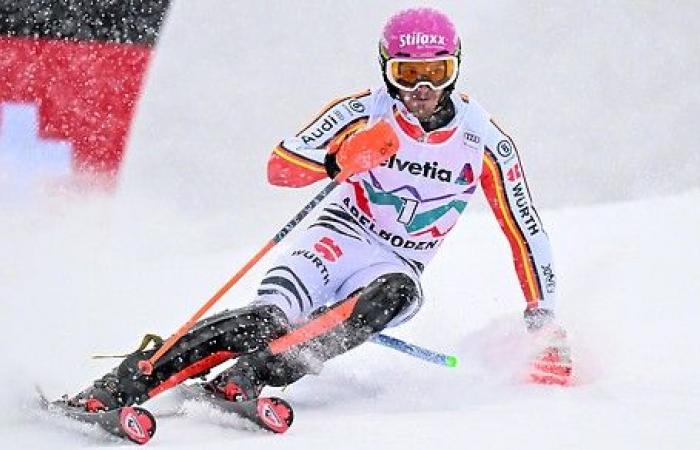 Alpine skiing: Feller leads the way in the Adelboden slalom