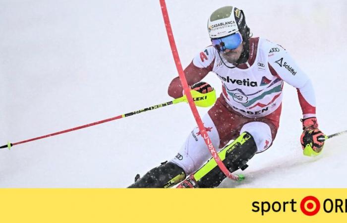 Alpine skiing: Feller leads the way in the Adelboden slalom