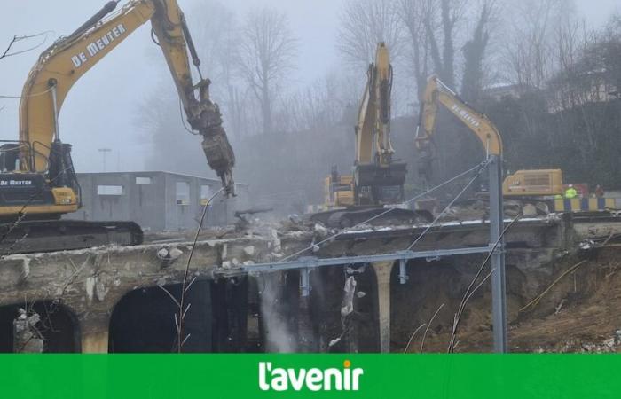 Spectacular Infrabel operation: the almost century-old Carsoel bridge in Uccle is destroyed