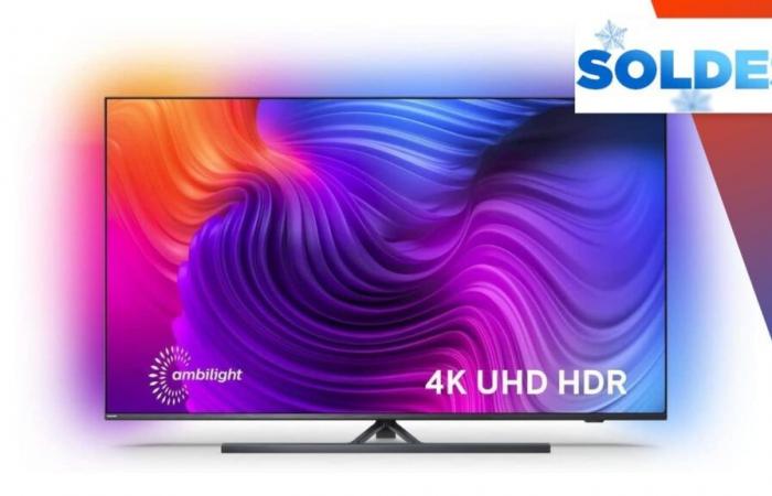 2025 sales: this 55-inch Philips Ambilight TV drops below €400, an opportunity at a very low price