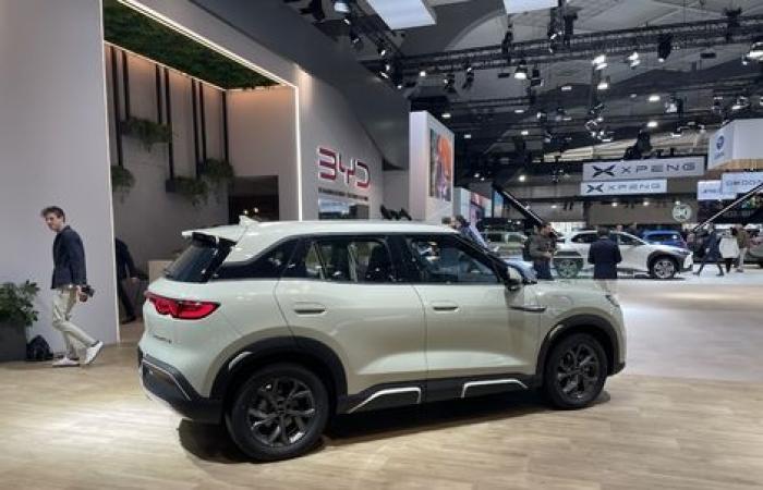 The BYD Atto 2 SUV present at the Brussels Motor Show