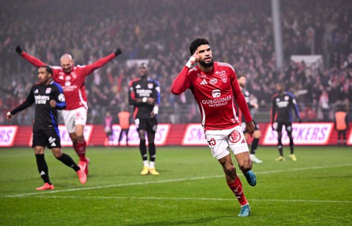 Brest stifles OL – Ligue 1 – J17 – Brest-OL (2-1)