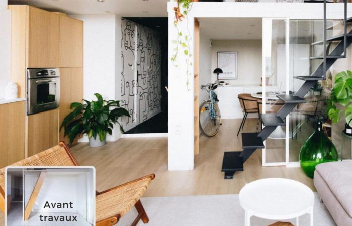 near Lyon, a 38 m² apartment reveals all its potential without breaking the budget