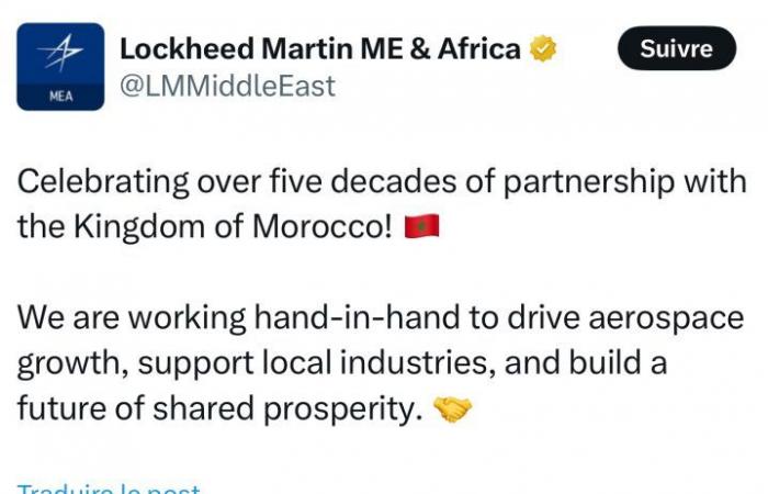 Lockheed Martin celebrates more than fifty years of strategic cooperation with Morocco