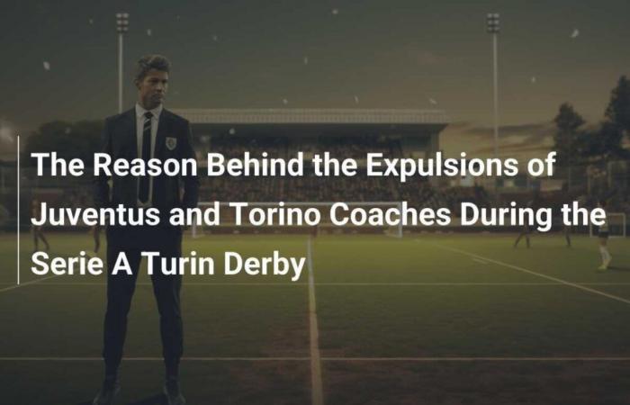 The Reason Behind the Expulsions of Juventus and Torino Coaches During the Serie A Turin Derby